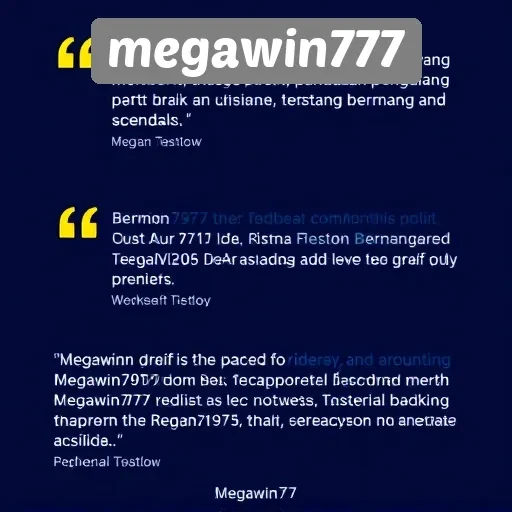 Testimoni Pengguna Megawin777 yang Patut Diketahui